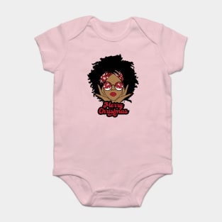 Merry Christmas, Black Girl Christmas Magic Baby Bodysuit